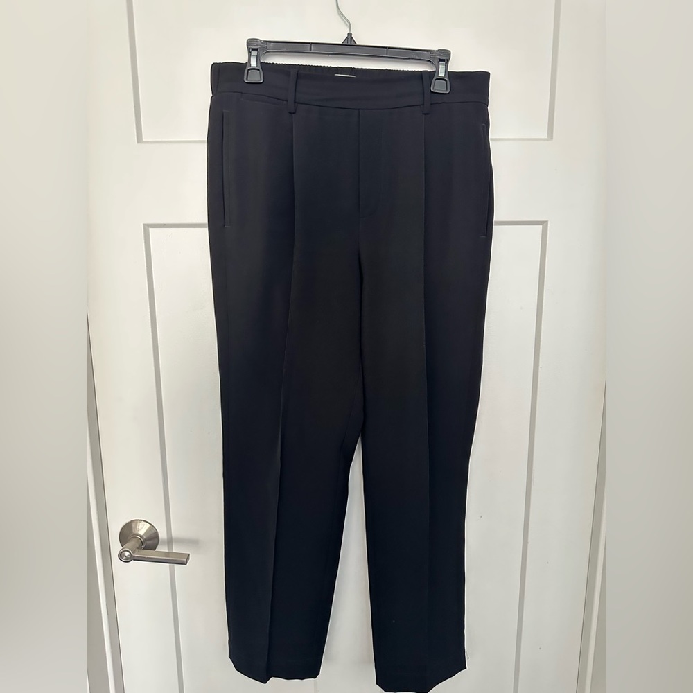 Vince Mid-Rise Tapered Pull-On Pant size M